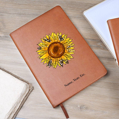 Faith, Love, Joy - Vegan Leather Journal