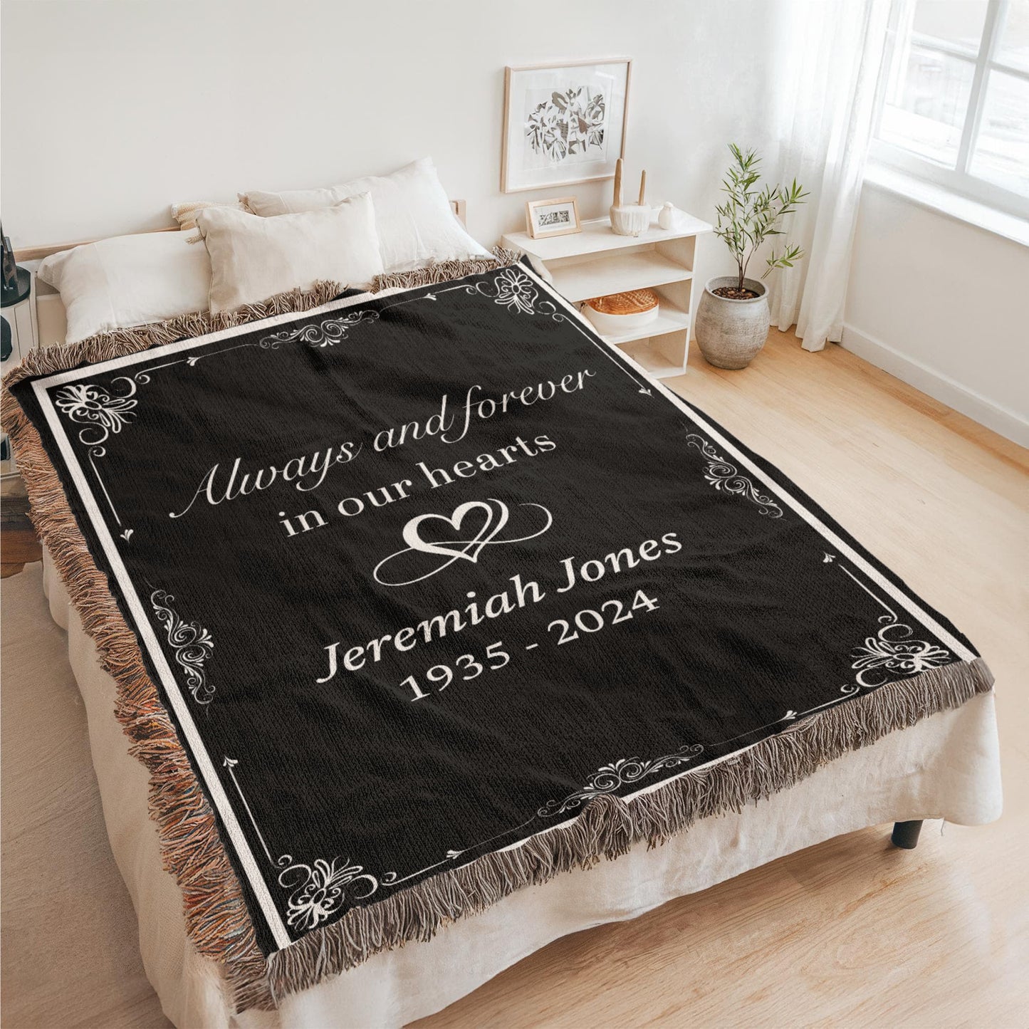 Always and Forever - Heirloom Woven Blanket (Personalized)