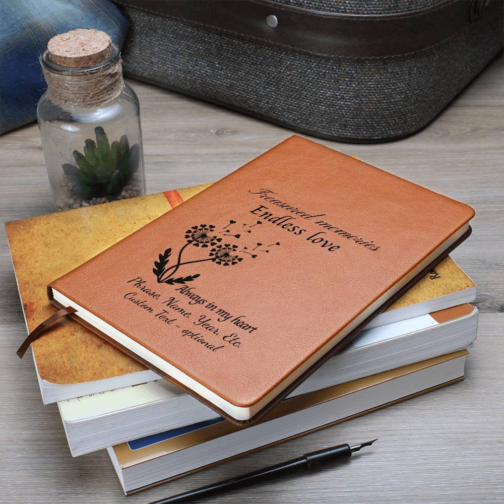 Treasured memories - Graphic Leather Journal