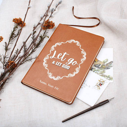 Let Go & Let God - Vegan Leather Journal