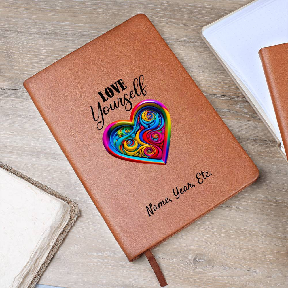 Love Yourself - Graphic Leather Journal