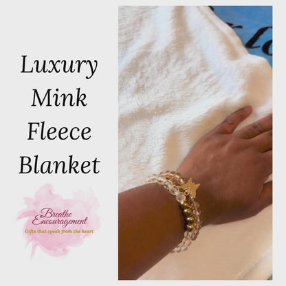 Melody Keepsake - Luxury Mink Fleece Blanket (60"x80")