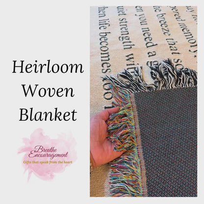 Always and Forever - Heirloom Woven Blanket